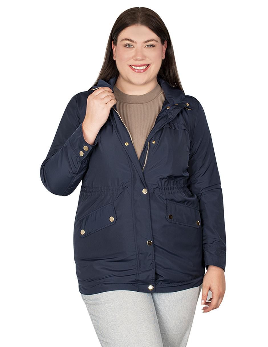 Chamarra parka impermeable para mujer Chamarra parka impermeable para mujer