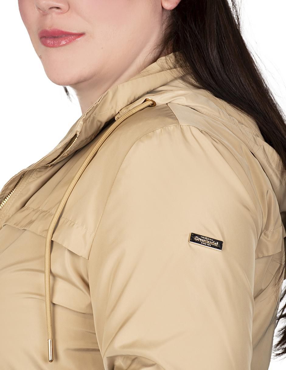 Chamarra parka impermeable para mujer 4