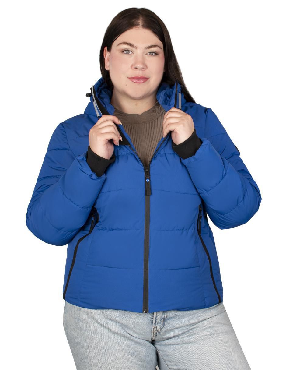 Chamarra acolchada impermeable para mujer 1