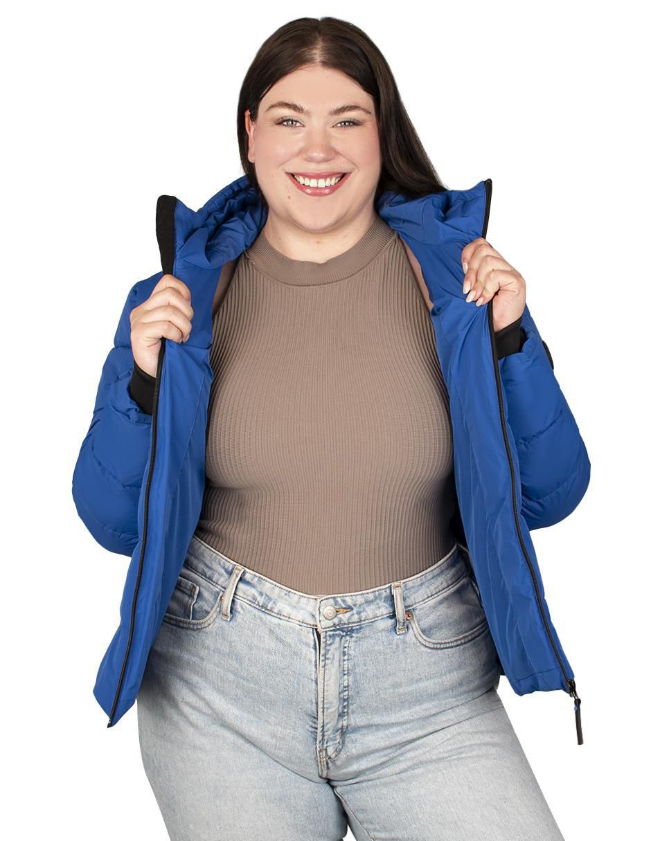 Chamarra acolchada impermeable para mujer 2