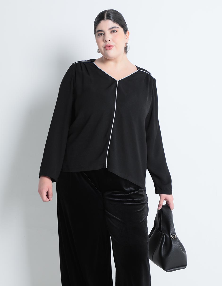 Blusa manga larga para mujer 1