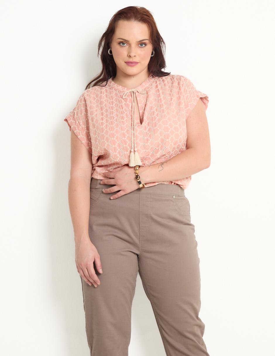 Blusa manga corta para mujer 1