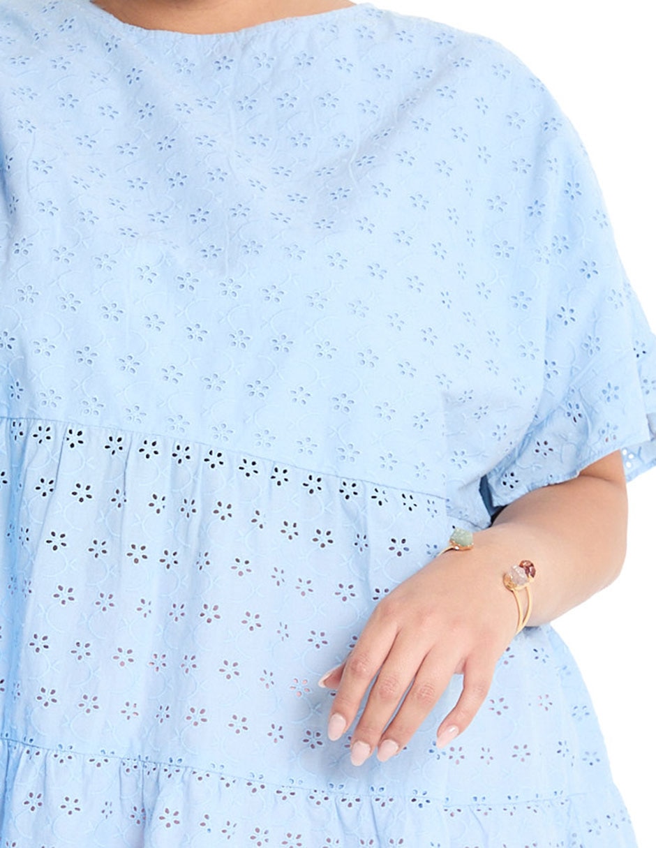 Blusa manga corta para mujer 4