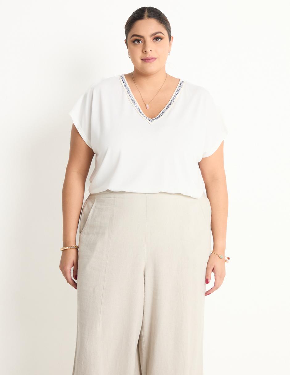 Blusa manga corta para mujer Blusa manga corta para mujer