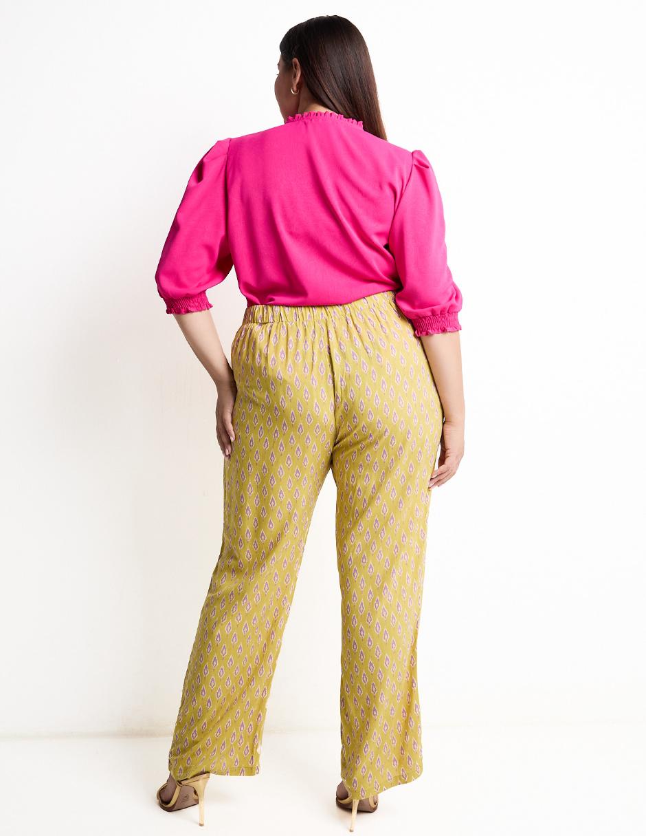 Pantalón relaxed straight para mujer 2