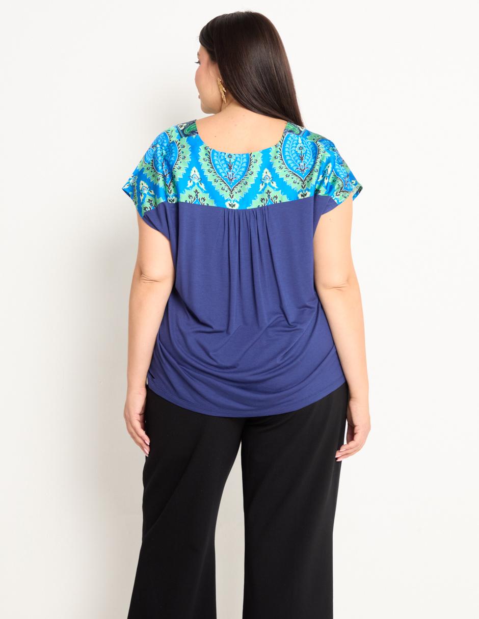 Blusa maga corta para mujer 2