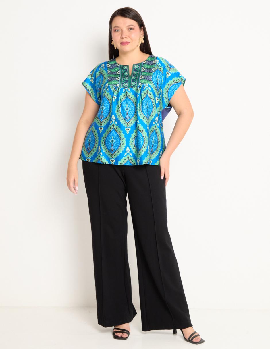 Blusa maga corta para mujer 3