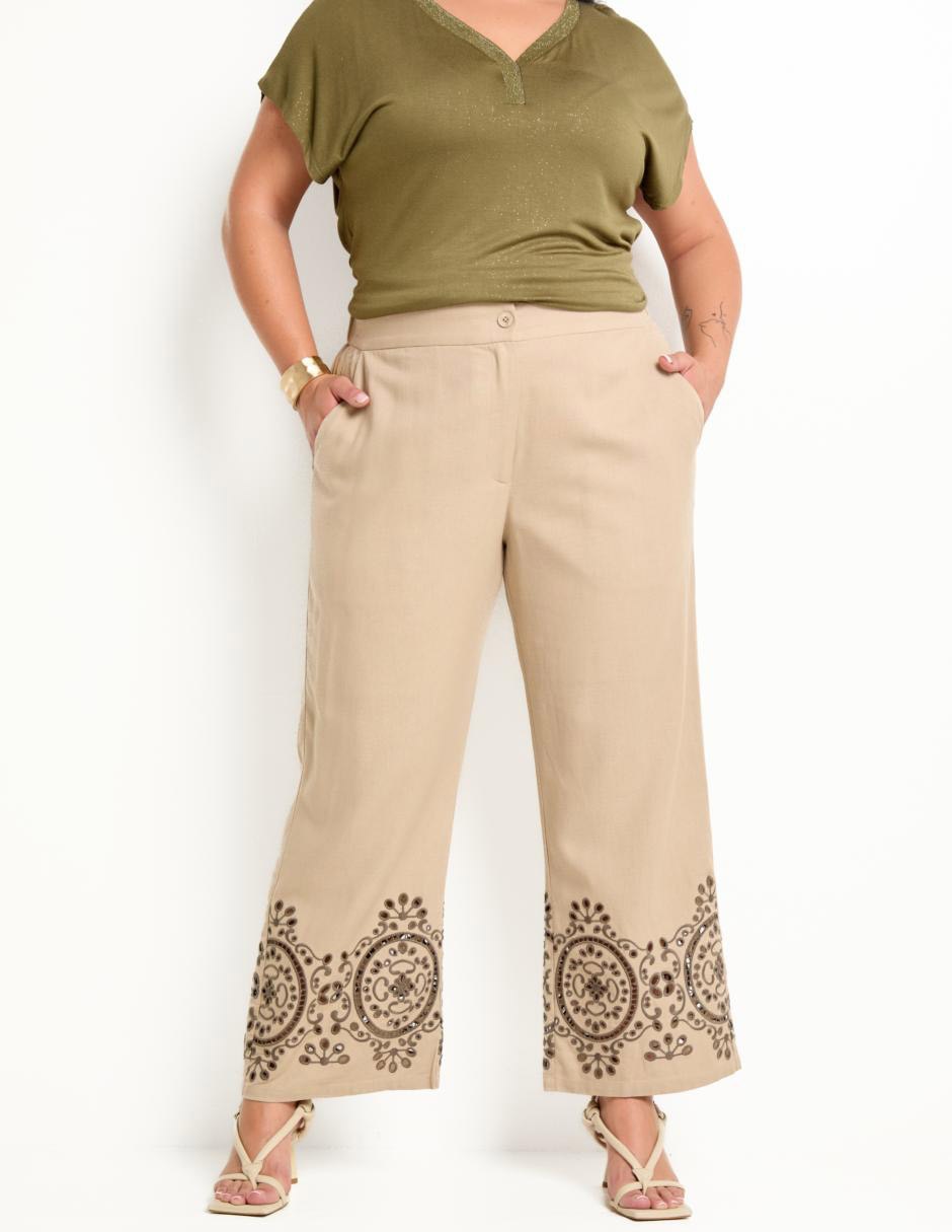 Pantalón amplio para mujer 1