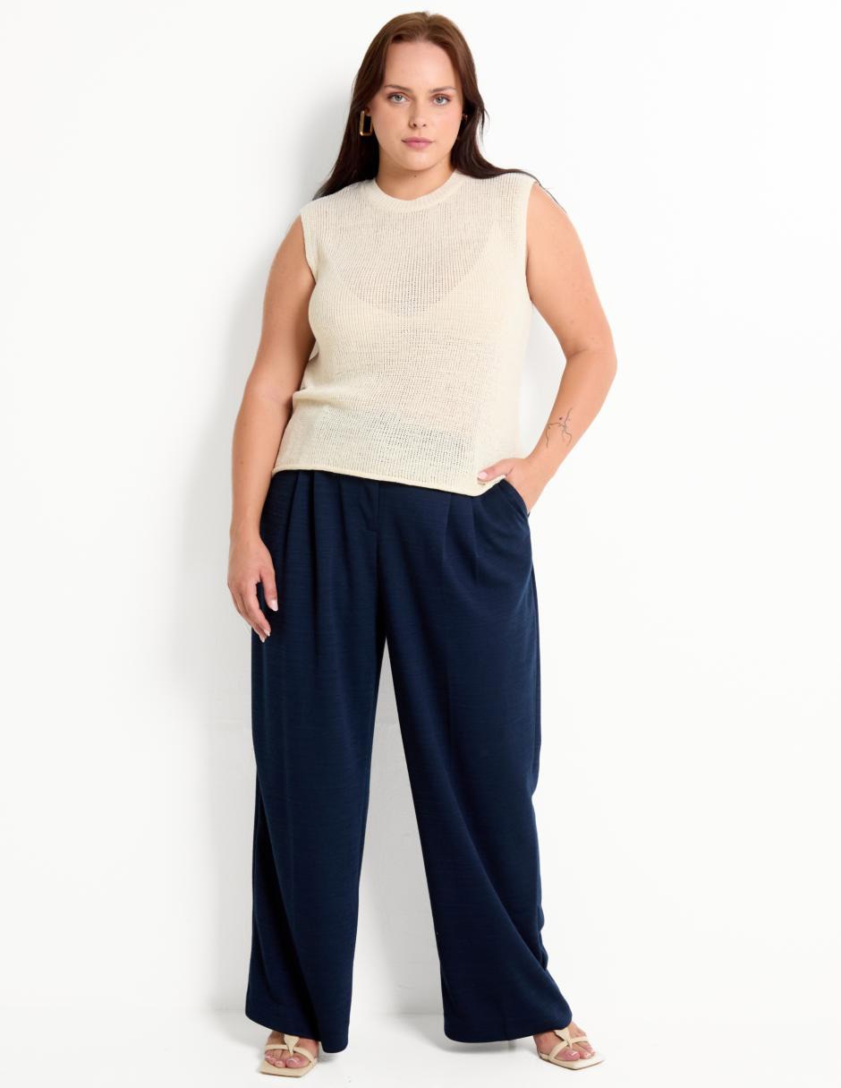 Pantalón relaxed amplio para mujer 3