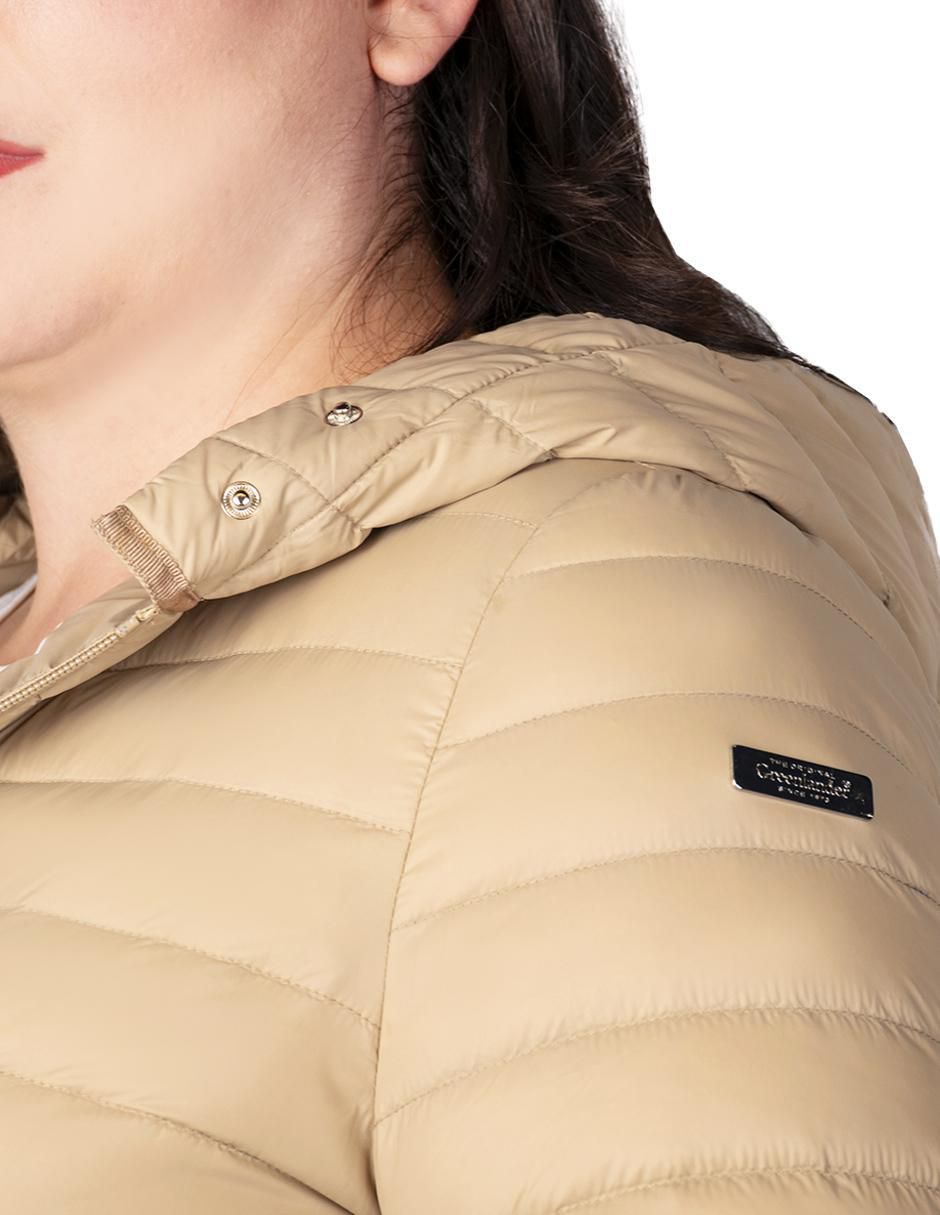 "chamarra" acolchada greenlander no impermeable "de" poliéster "para mujer"