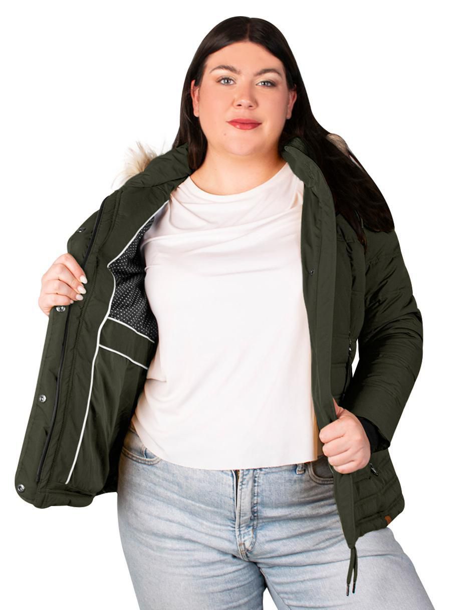 Chamarra acolchada impermeable para mujer 2