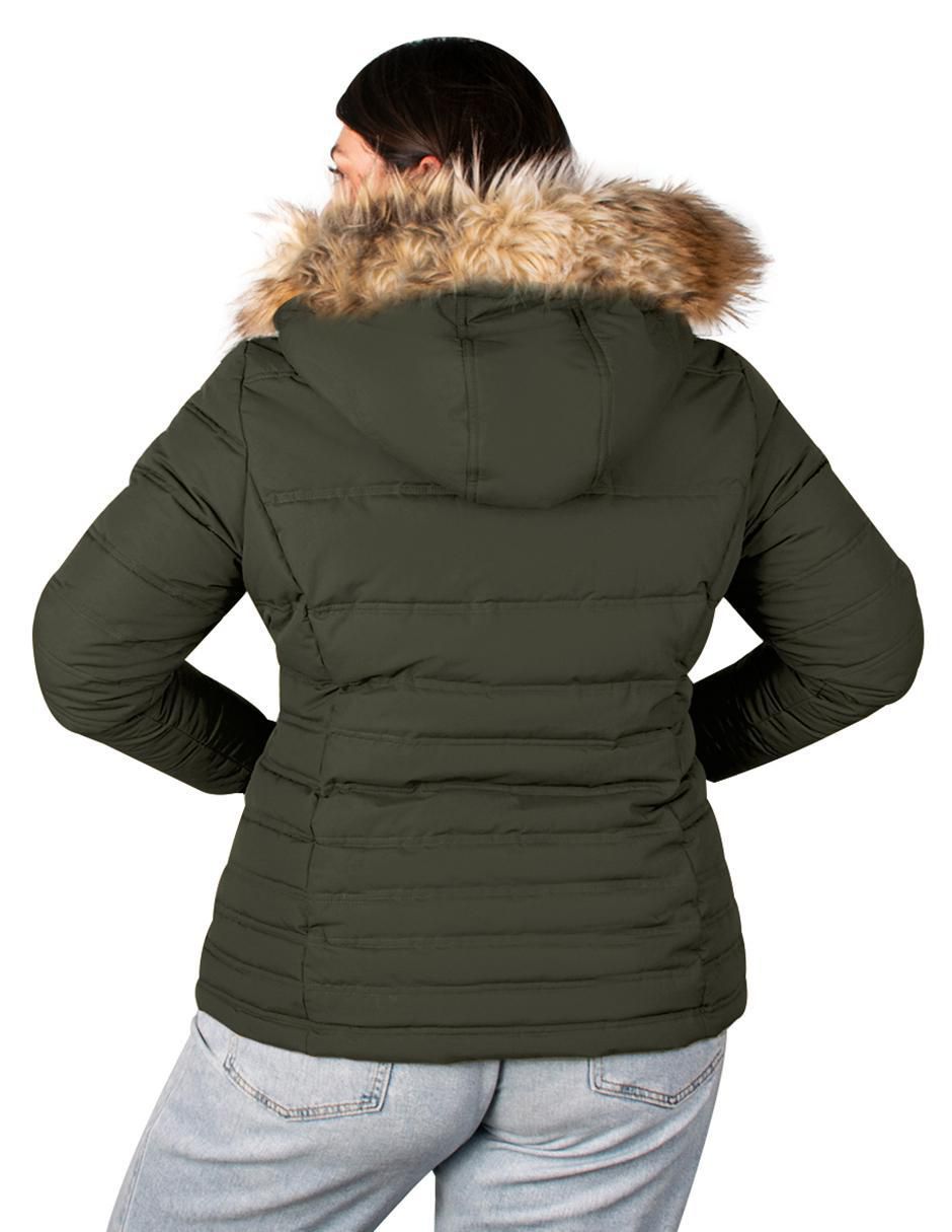 Chamarra acolchada impermeable para mujer 5