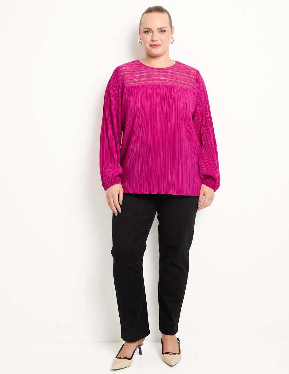 Blusa manga larga para mujer 3