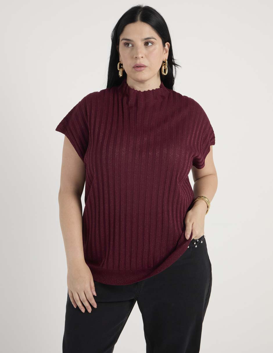 Blusa manga corta para mujer
