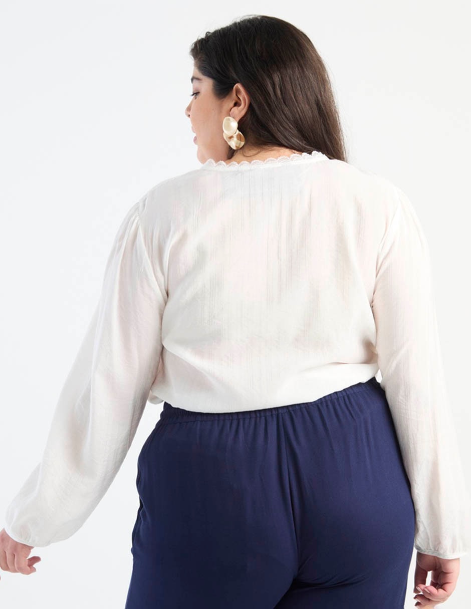 Blusa manga larga para mujer 2