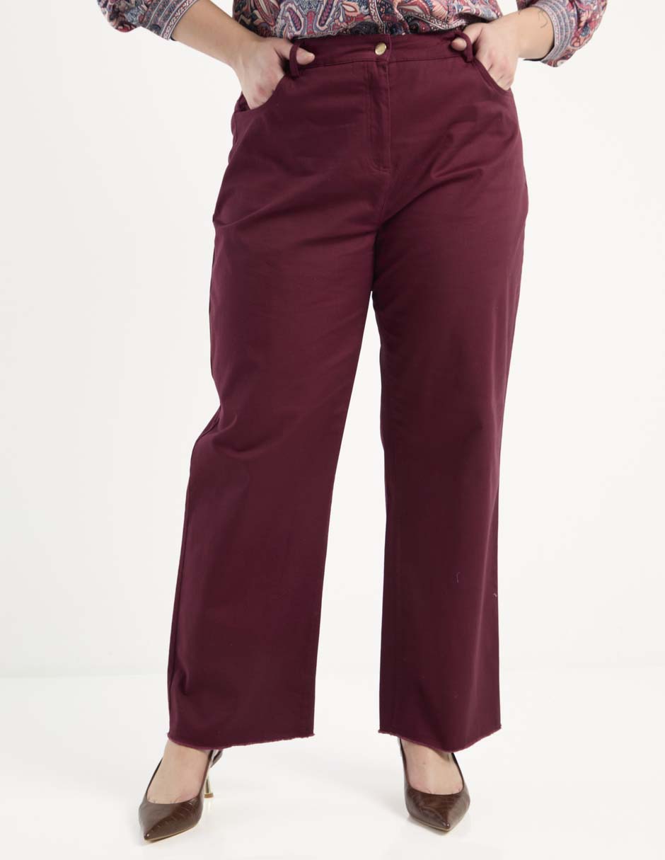 Pantalón relaxed straight para mujer