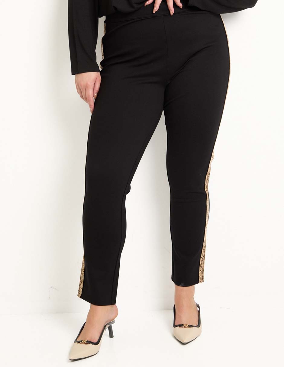 Legging corte cintura con elástico para mujer