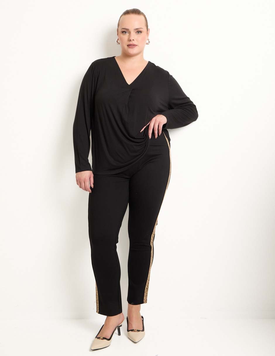 Legging corte cintura con elástico para mujer 3