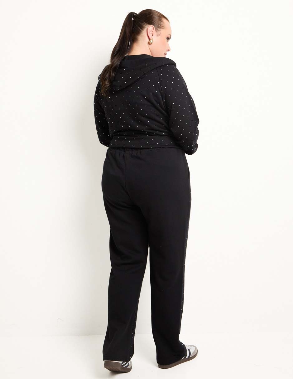 Pants regular con jareta para mujer 2