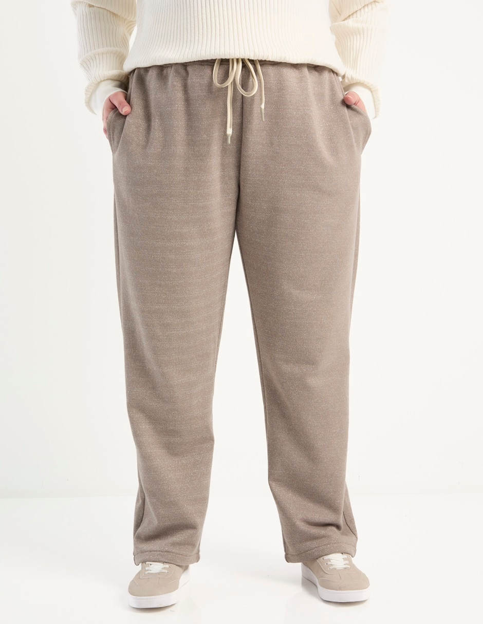 Pants regular con agujeta para mujer Pants regular con agujeta para mujer