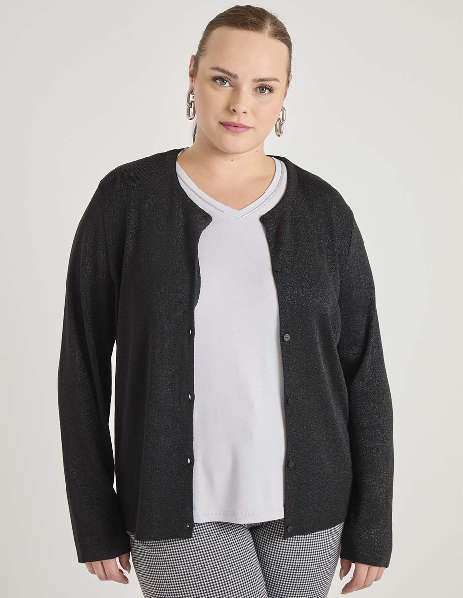Suéter cuello redondo para mujer