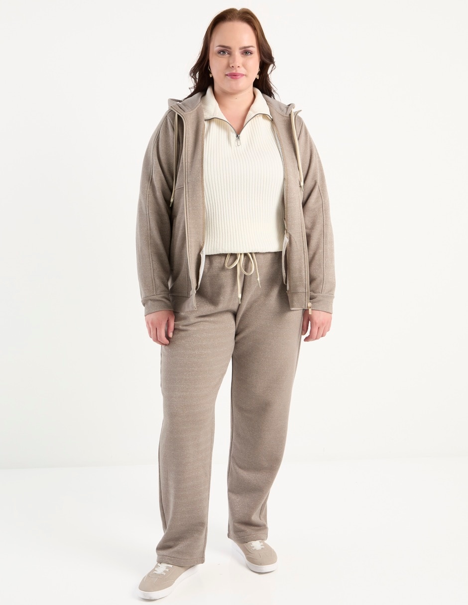 Sudadera con capucha y bolsa para mujer 3