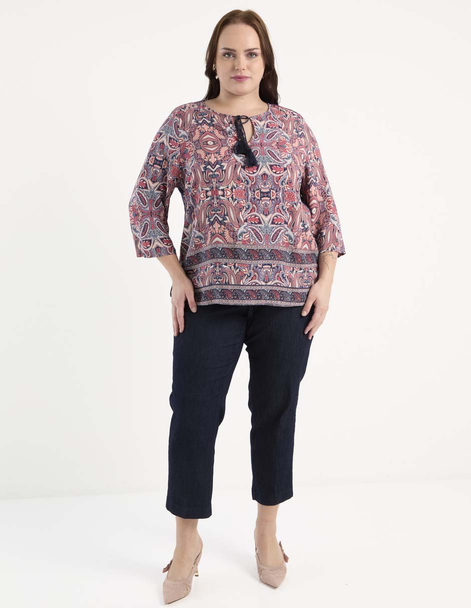 Blusa manga 3/4 para mujer 3