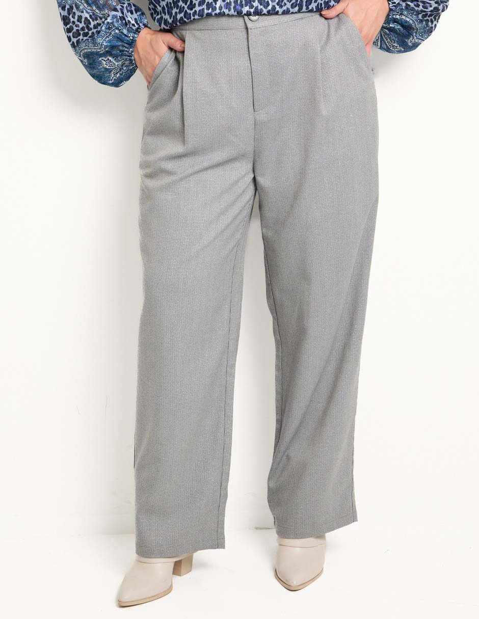 Pantalón de vestir straight para mujer Pantalón de vestir straight para mujer