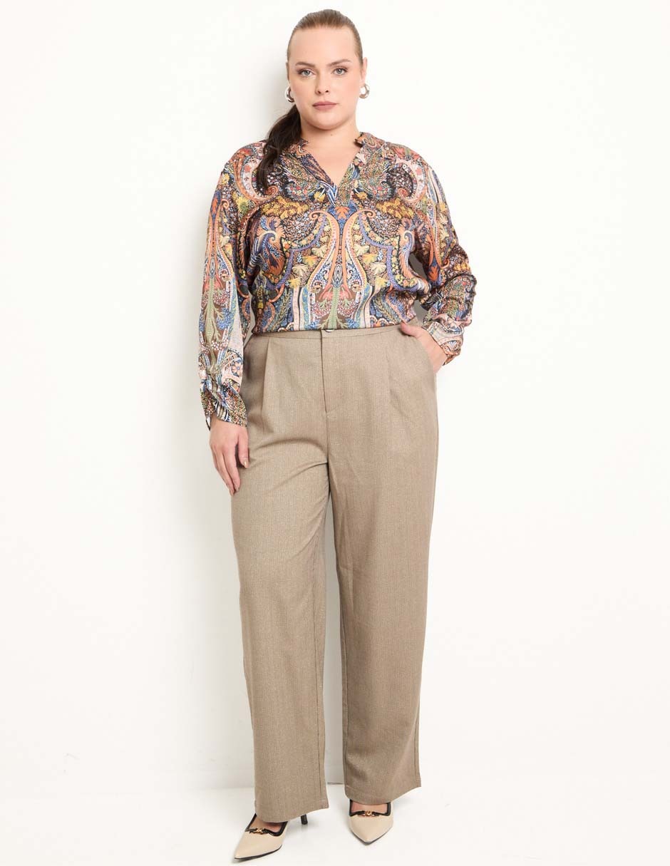 Pantalón de vestir straight para mujer 3