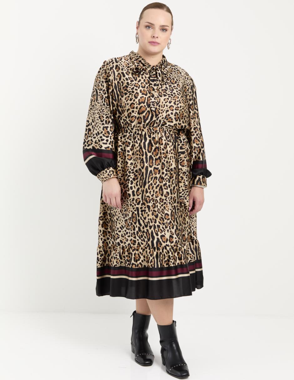 Vestido midi casual para mujer Vestido midi casual para mujer