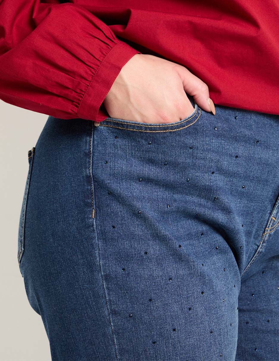 Jeans straight para mujer 4