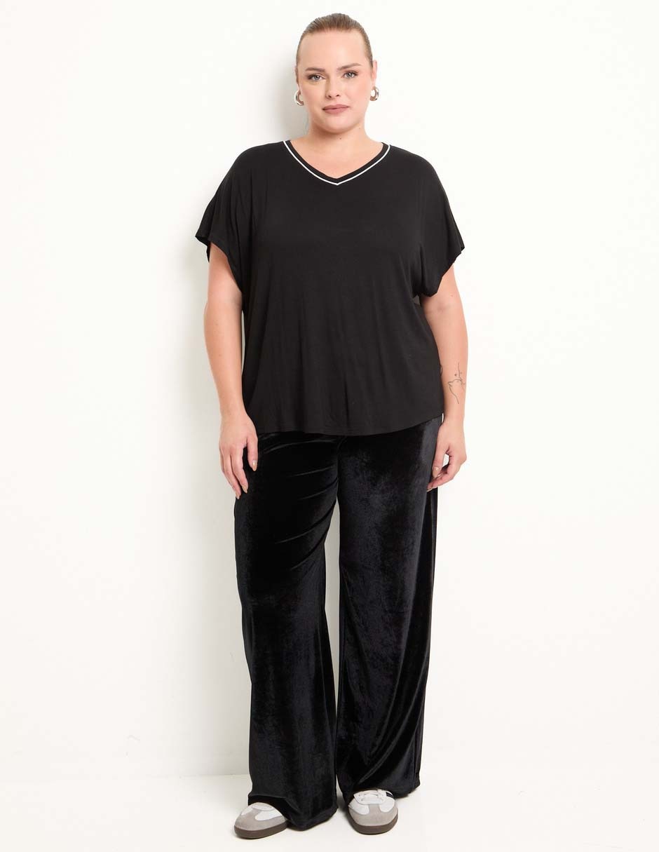 PLAYERA LIEB PLUS LBP2510-3, 3X, NEGRO