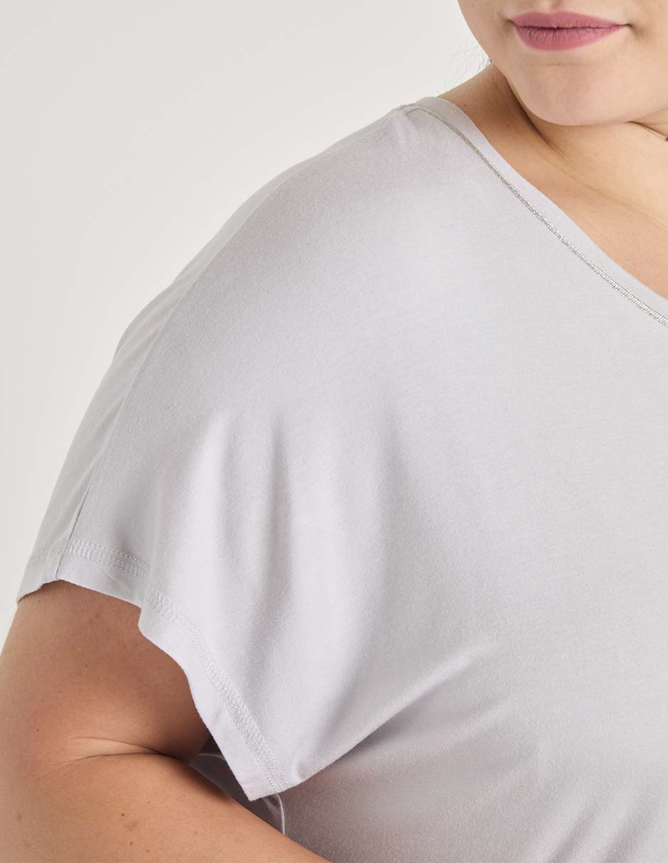 PLAYERA LIEB PLUS LBP2511-44, 3X, GRIS