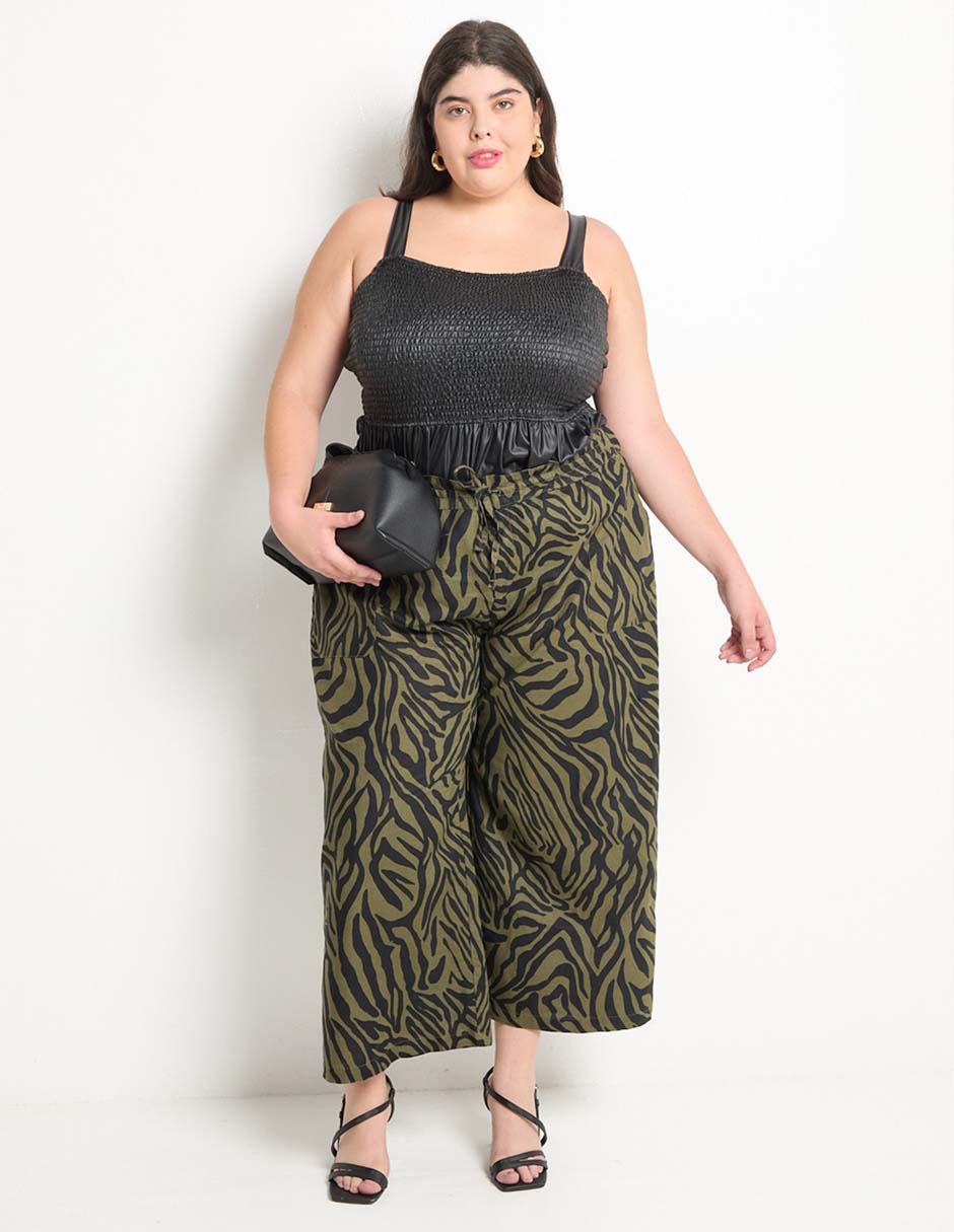 Pantalón relaxed amplio para mujer 3