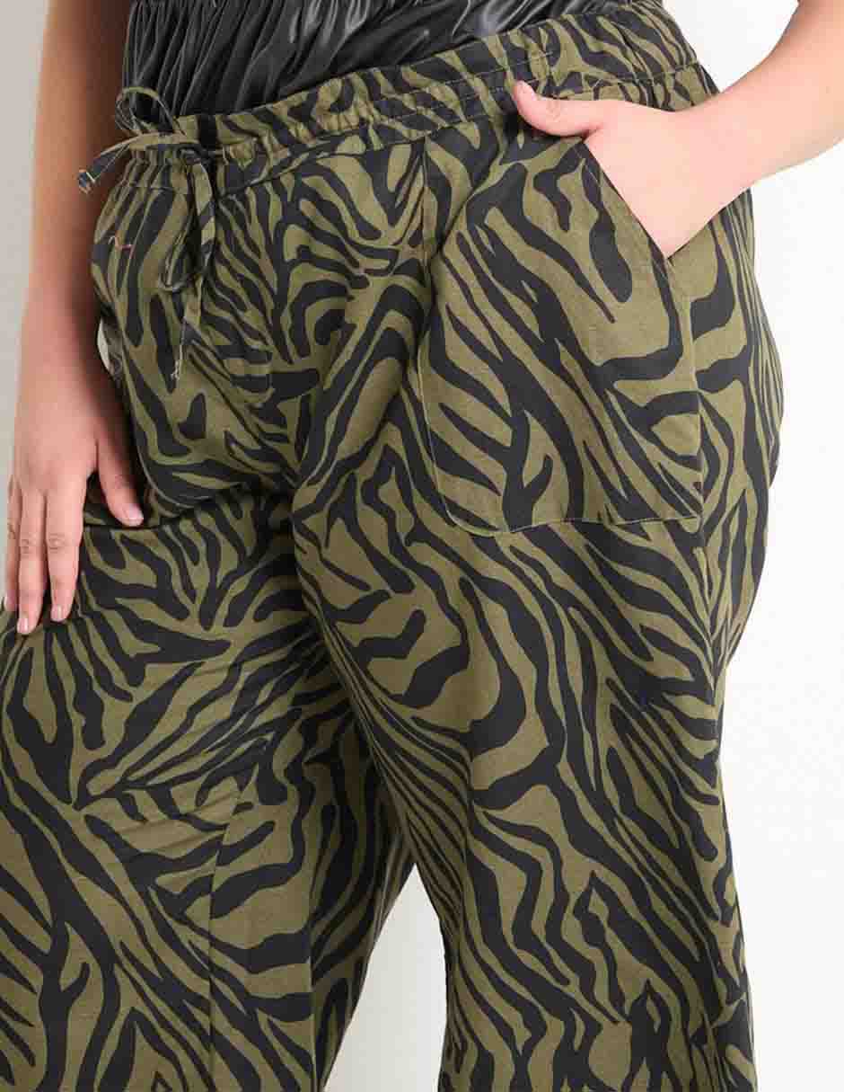 Pantalón relaxed amplio para mujer 4