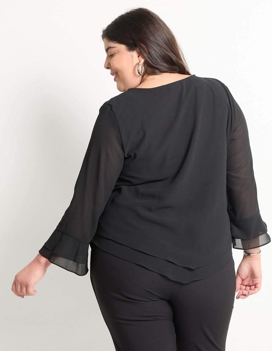 Blusa manga larga para mujer 2