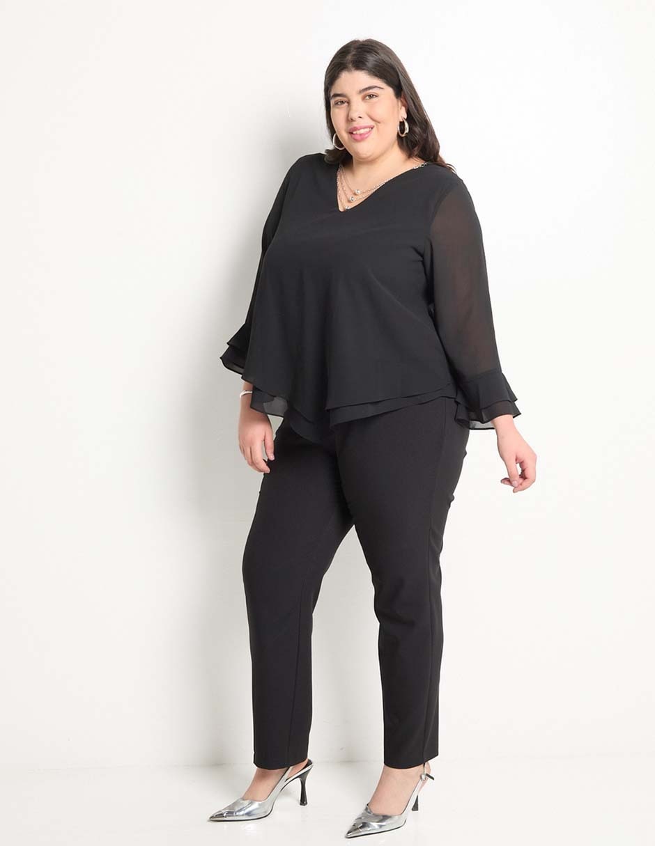 Blusa manga larga para mujer 3