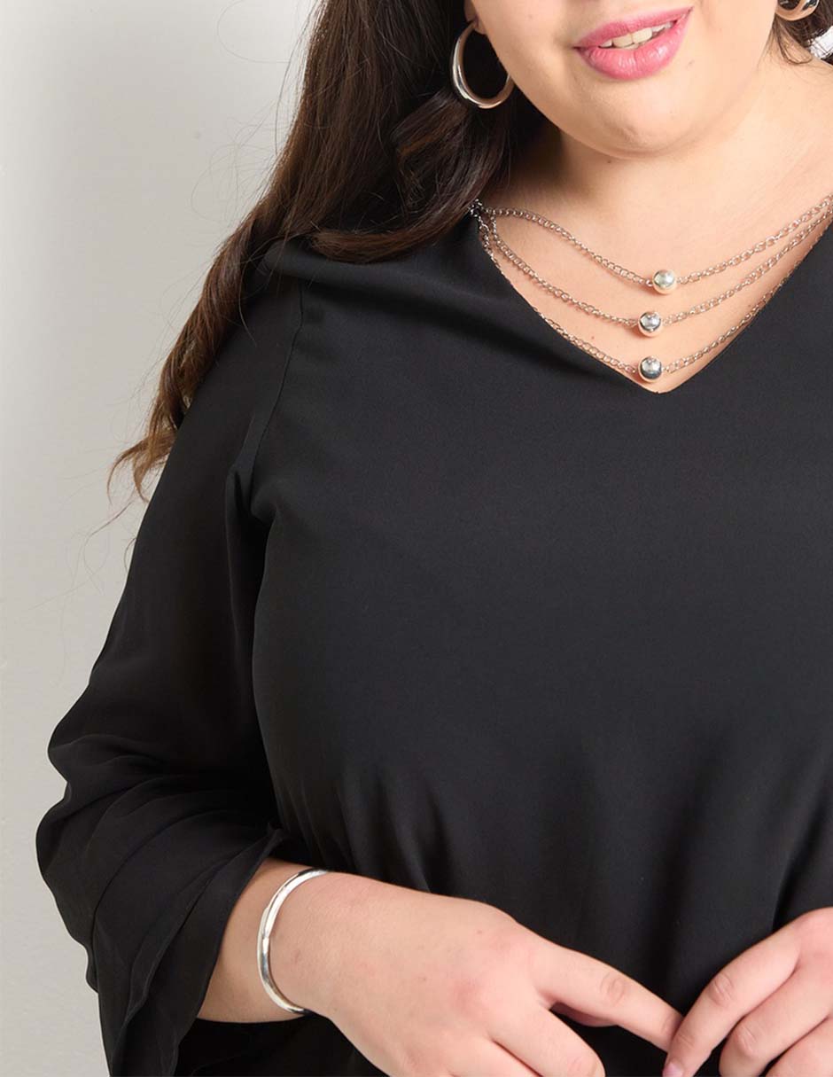 Blusa manga larga para mujer 4