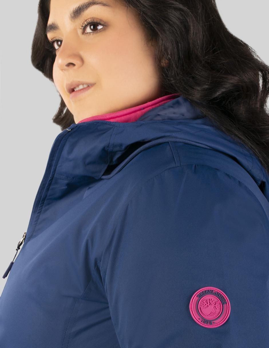 "chamarra" parka greenlander repelente al agua "de" poliéster "para mujer"