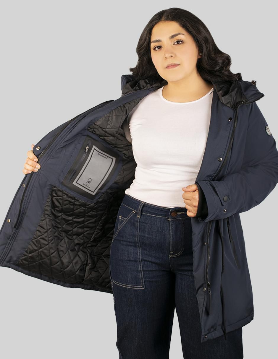 "chamarra" parka greenlander no impermeable "de" poliéster "para mujer"