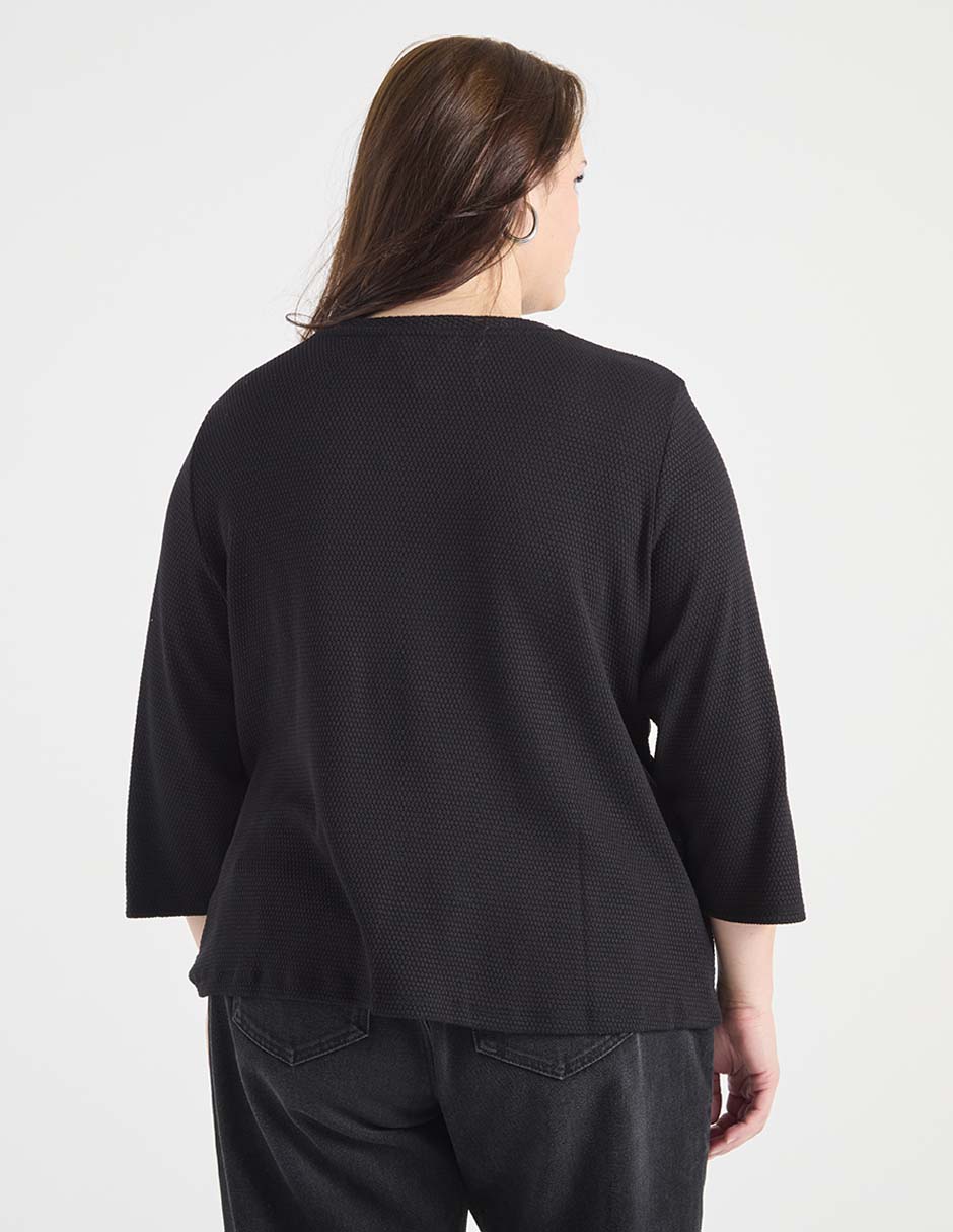 Blusa manga al codo para mujer 2