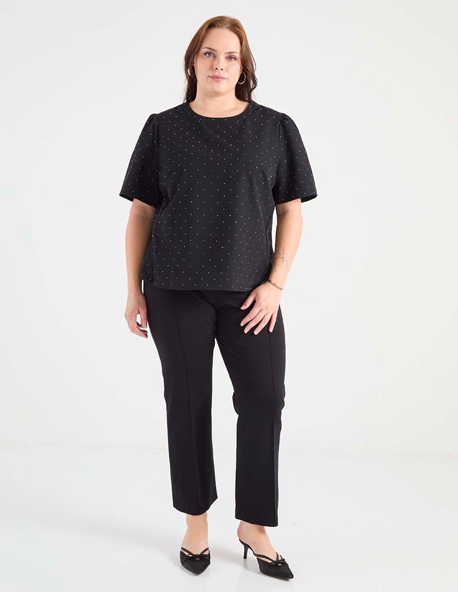 Blusa manga corta para mujer 3