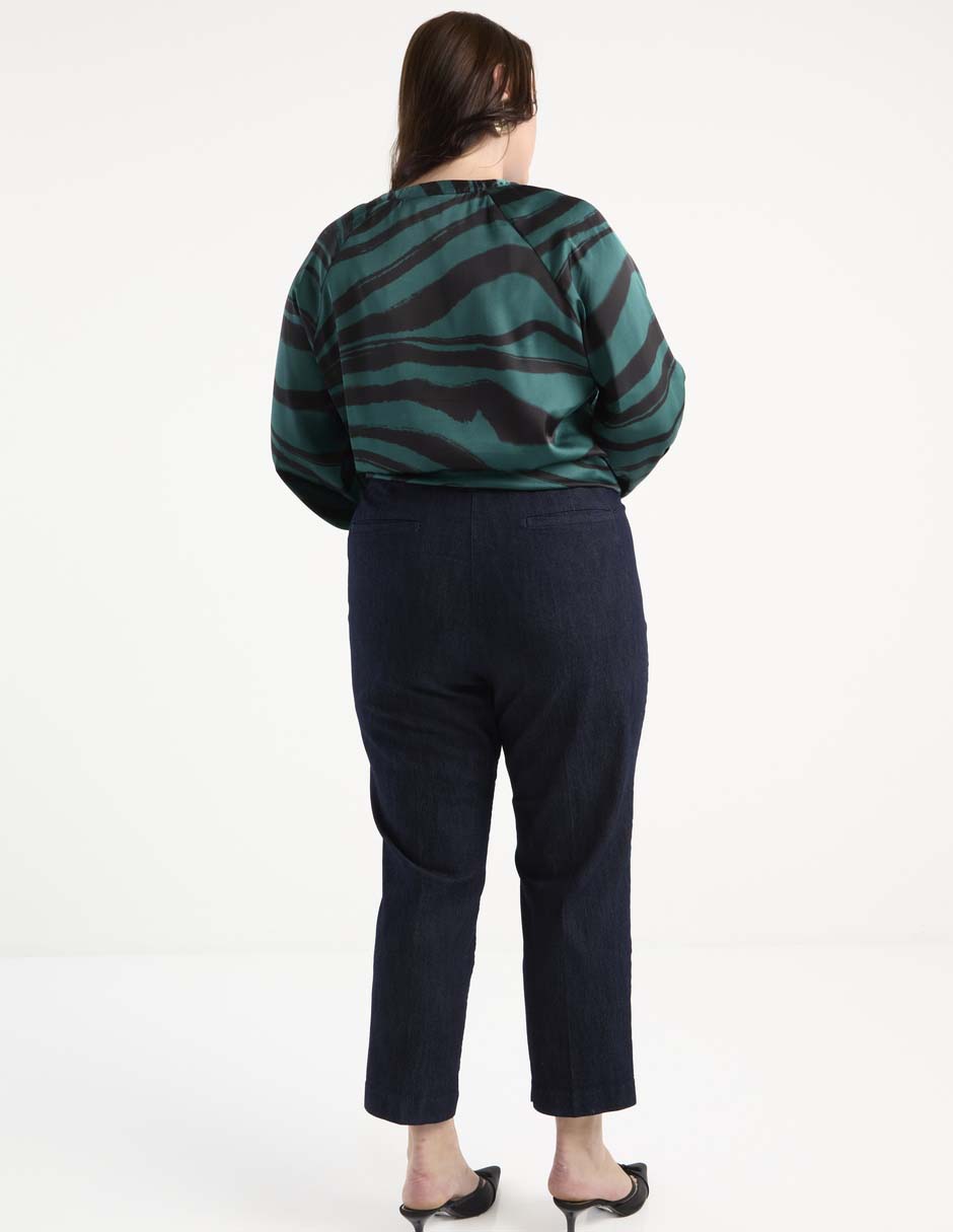 Jeans relaxed straight para mujer 2