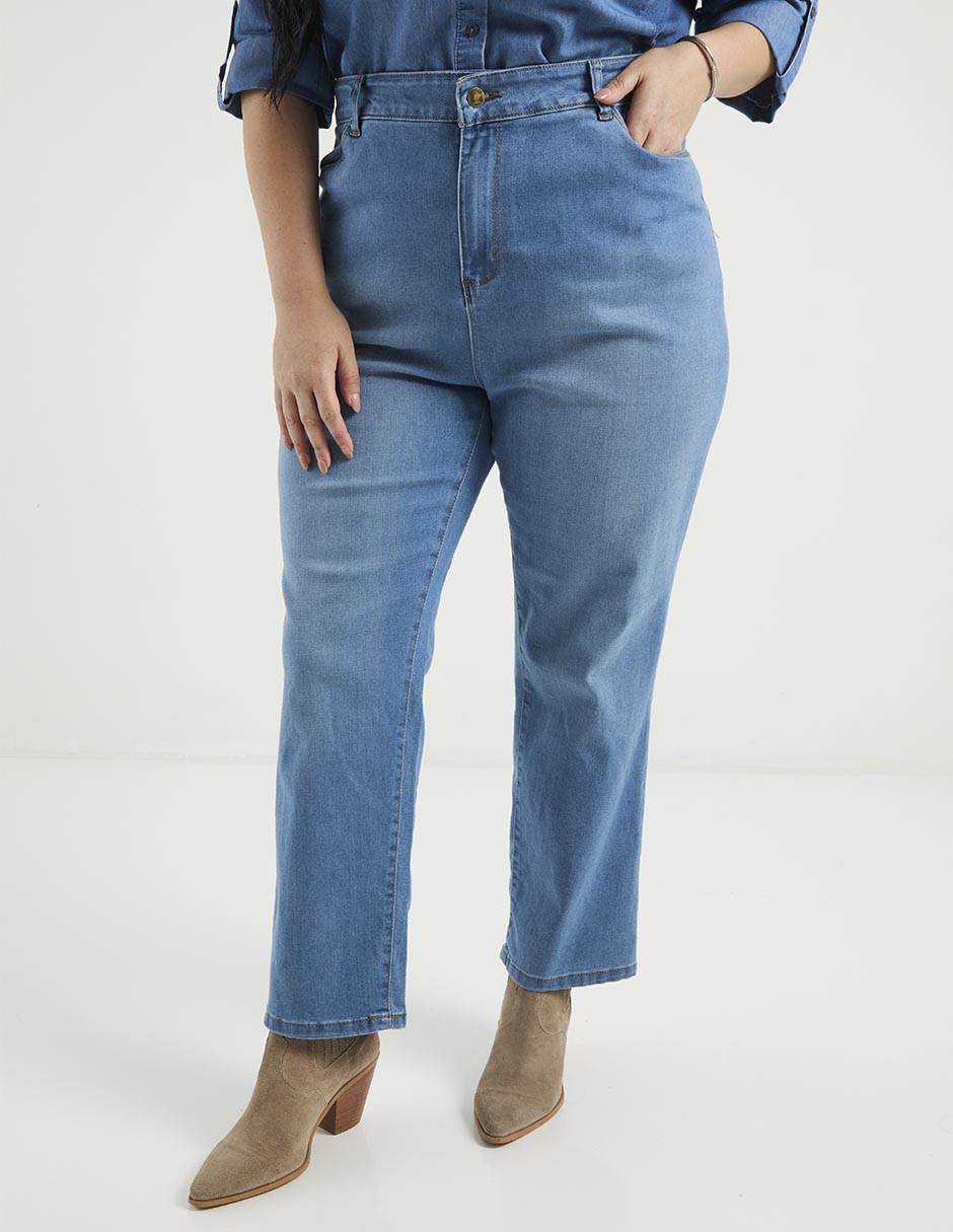 Jeans straight para mujer