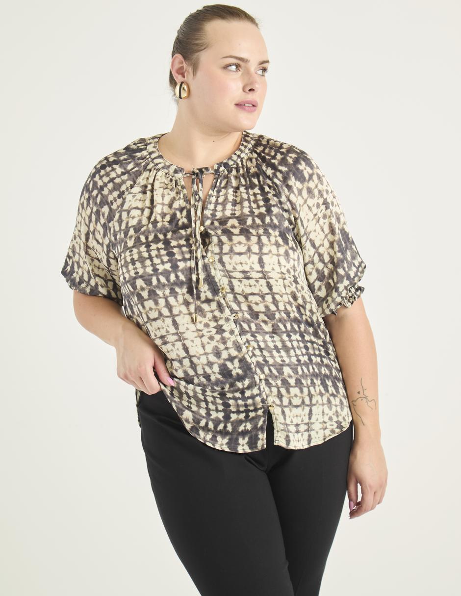 Blusa manga al codo para mujer Blusa manga al codo para mujer