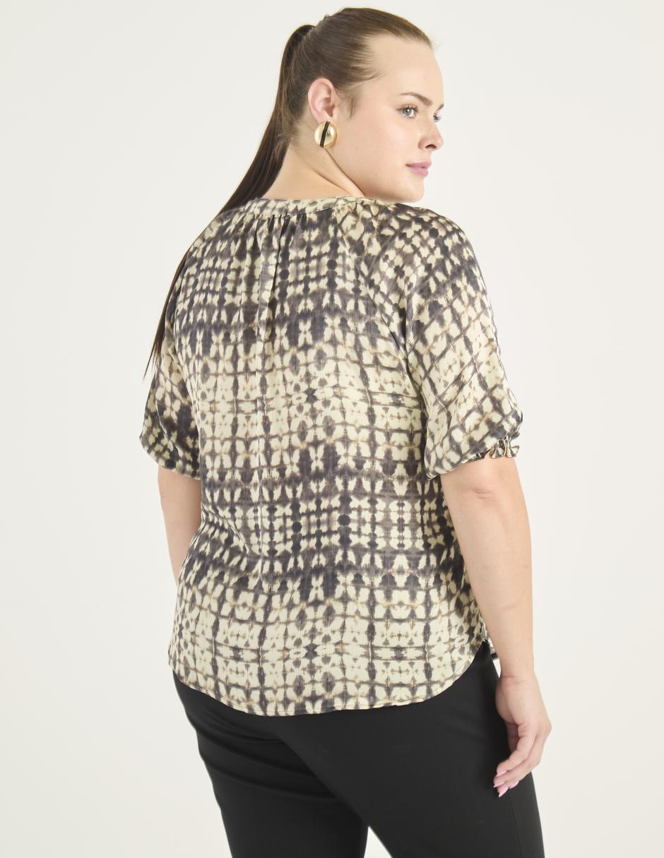 Blusa manga al codo para mujer 2