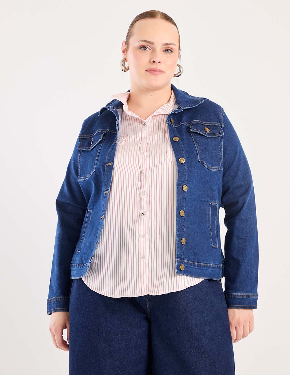 Chamarra de mezclilla para mujer Chamarra de mezclilla para mujer