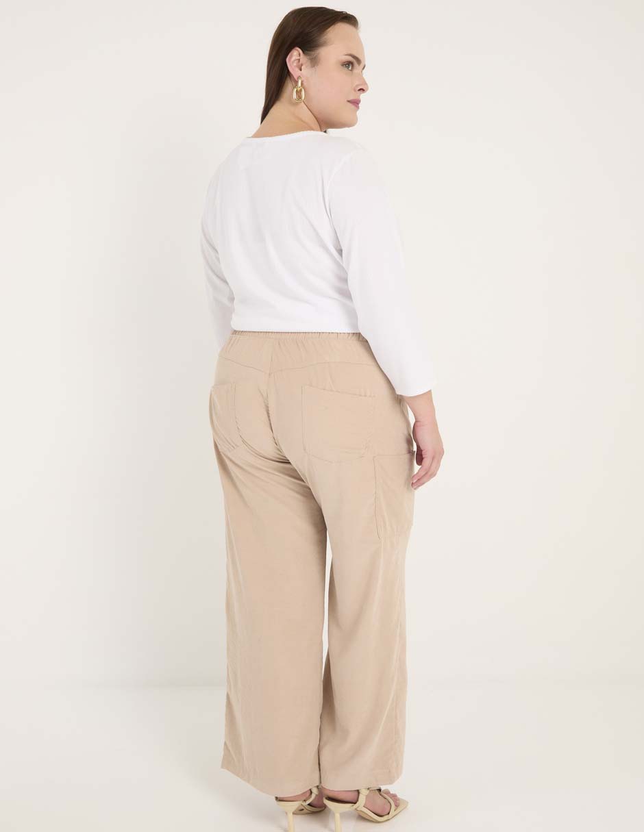 Pantalón cargo amplio para mujer 2