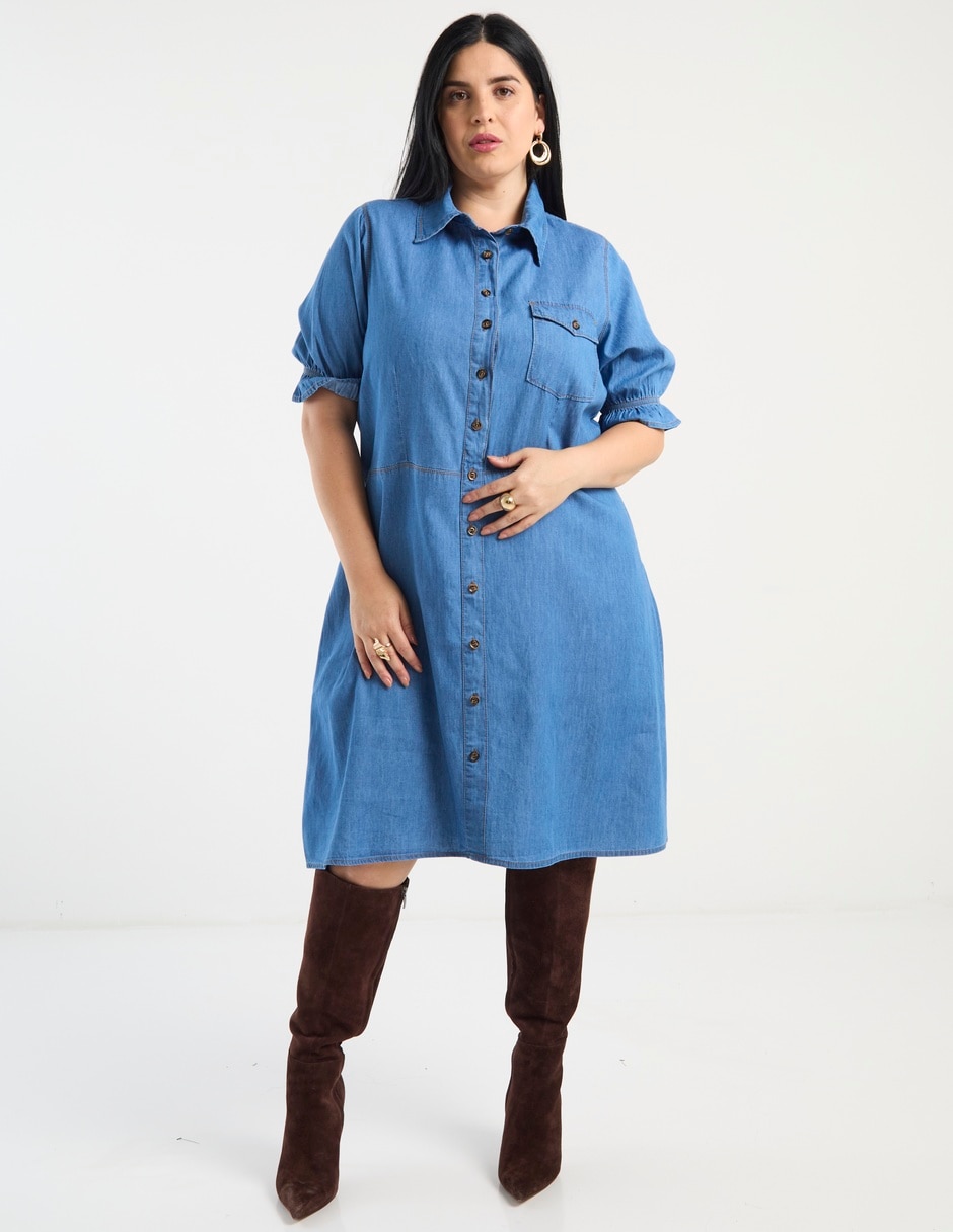 Vestido a la rodilla casual para mujer Vestido a la rodilla casual para mujer