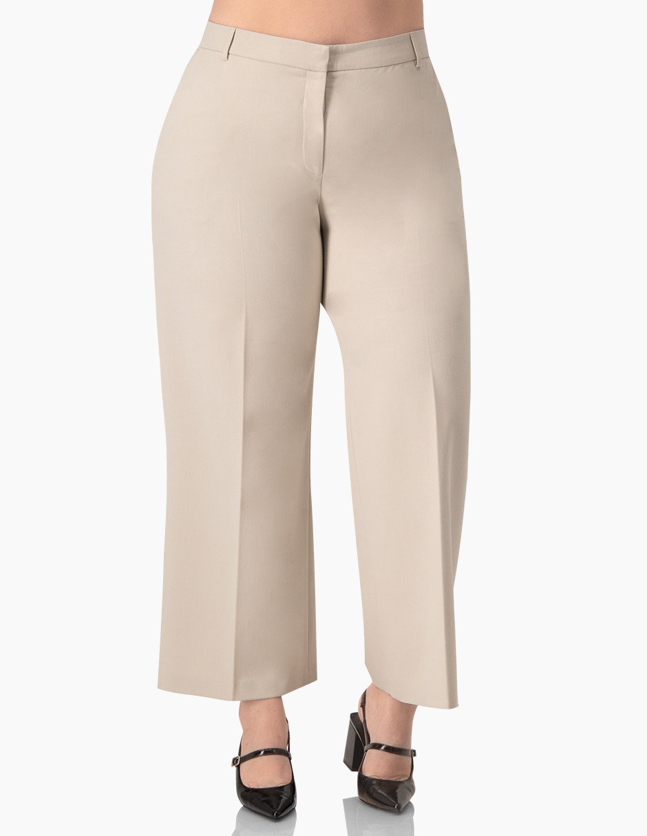 Pantalón de vestir amplio para mujer 1
